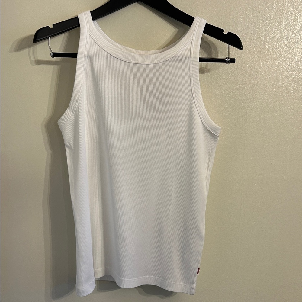 Levi's White Tank Top slim fit XL